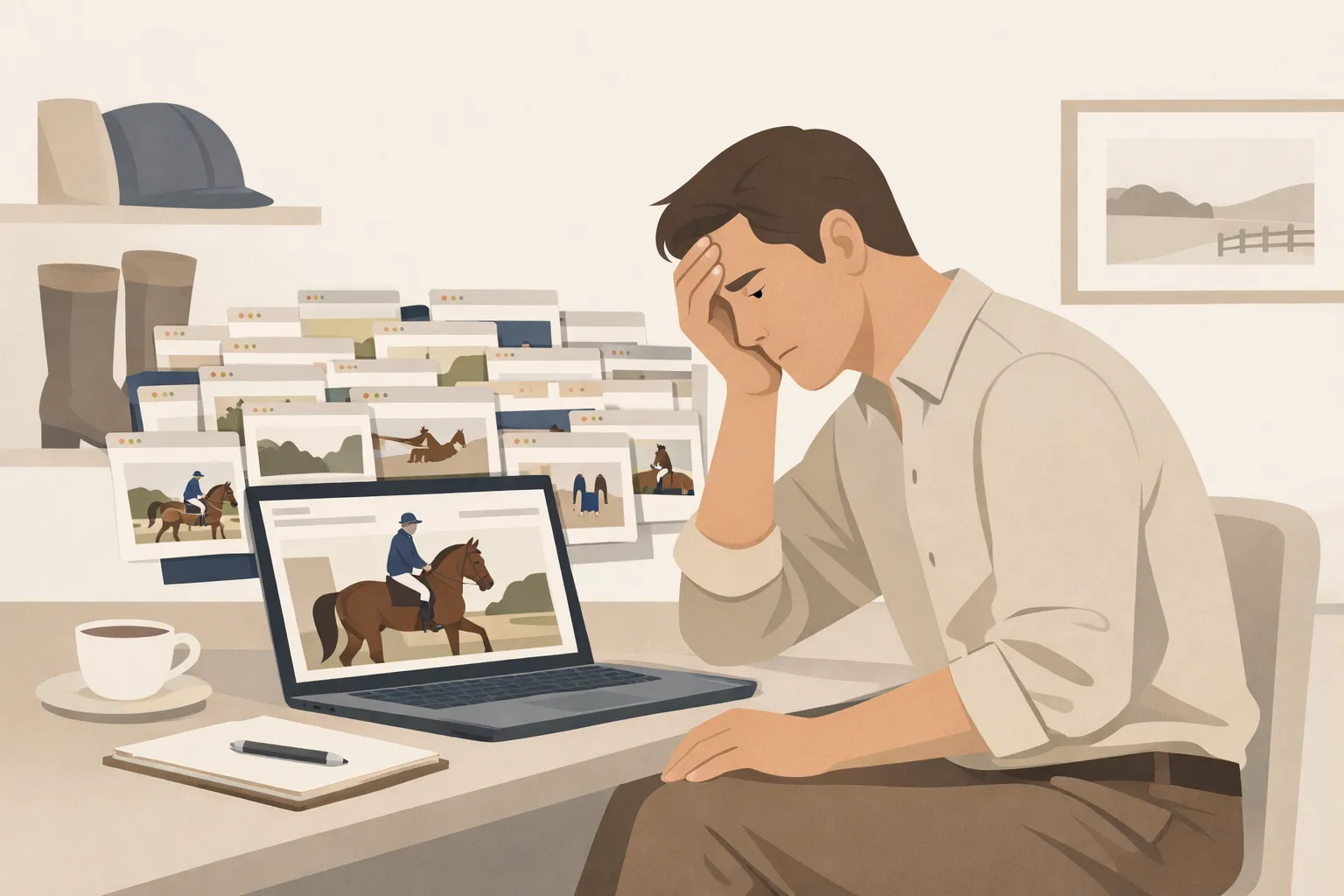 Rider problem illustration